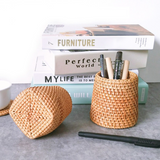 Handmade Rattan Storage Boxes for Cosmetics and Decor