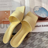 Simple Outdoor Roman Sandals with Square Head Design
