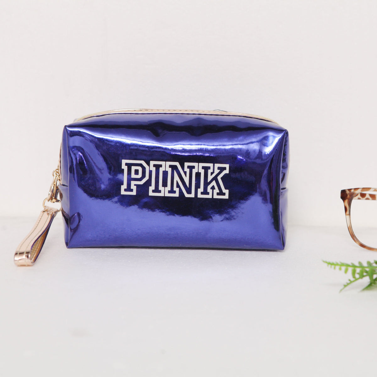 Waterproof Fashionable PU Laser Makeup Bag - Customizable