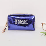 Waterproof Fashionable PU Laser Makeup Bag - Customizable