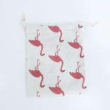 Cotton Linen Drawstring Storage Bag for Students