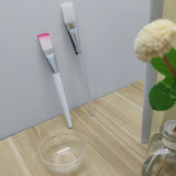 Transparent Mask Bowl Set with Soft Brush (Approx. 6CM)