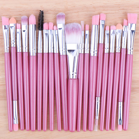 Professional Makeup Brush Set with Soft Synthetic Handles