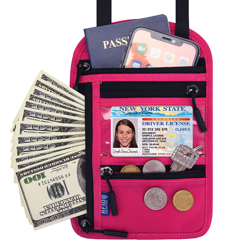 Nylon Crossbody Multifunctional Document Storage Bag