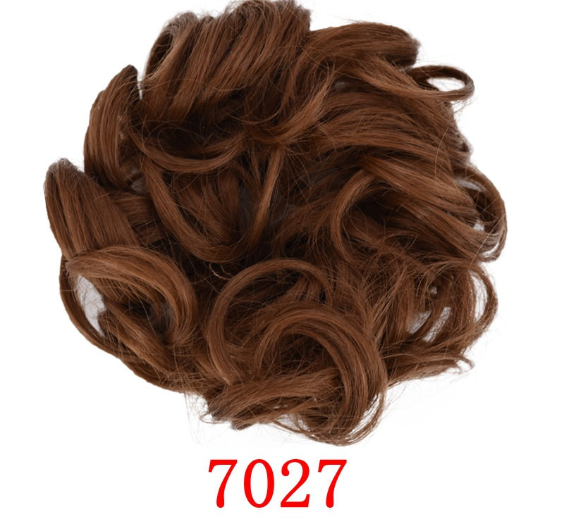Rubber Band Hair Ring for Bud Hairstyles