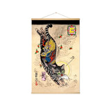 Cute Cat Canvas Wall Art for Home Decor (1pc)