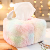 Unicorn Tissue Box Cover - Pink Plush Home Decor