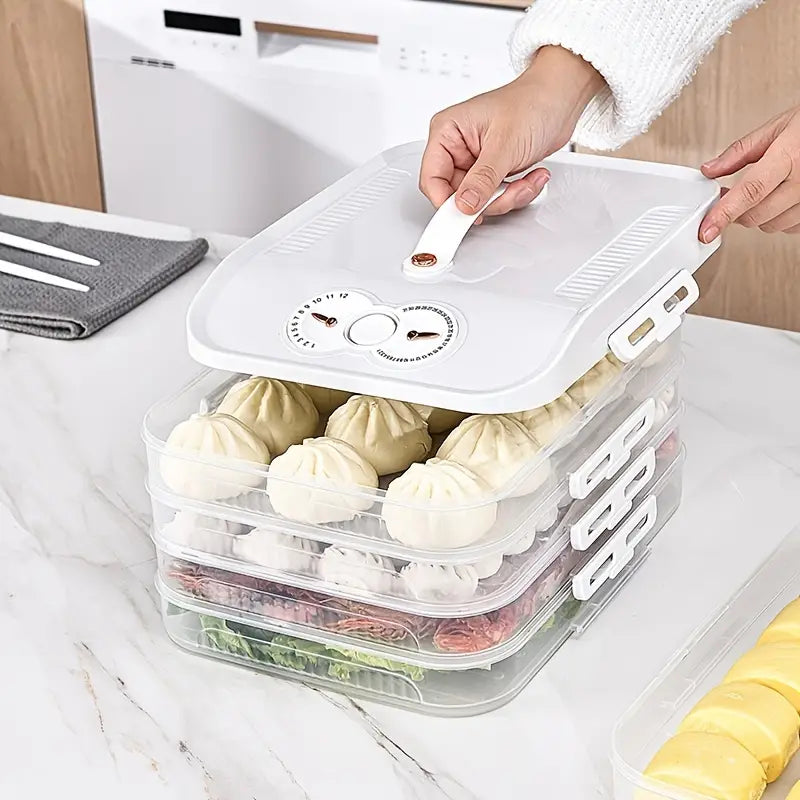 Dumpling Storage Box for Home and Restaurant Kitchens