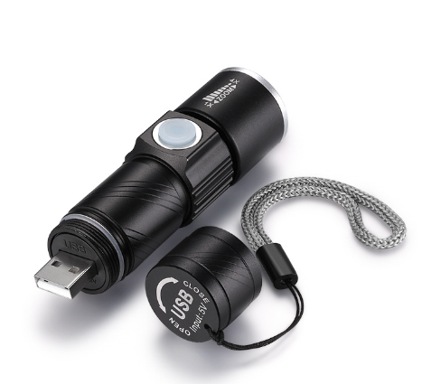 LED Tactical Spotlight Flashlight for Outdoor Camping