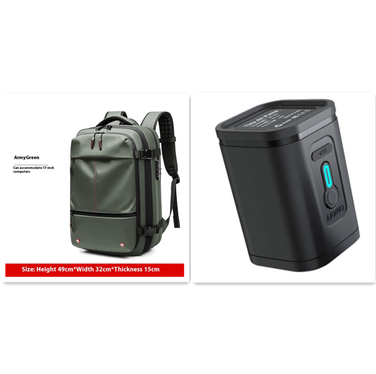 Business Travel Vacuum Compression Backpack