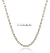 925 Silver Four-Claw Necklace