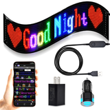 Ultra-Thin Flexible USB Car LED Advertising Screen