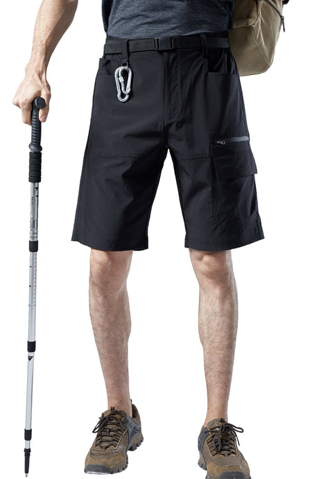 Men's Quick-Dry Multi-Pocket Hiking Cargo Shorts