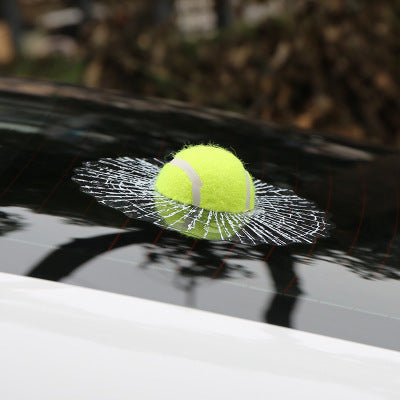3D Tennis Car Decal for Unique Glass Decoration