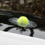 3D Tennis Car Decal for Unique Glass Decoration