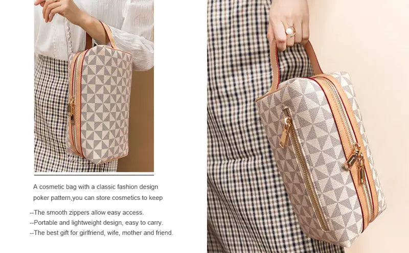 Portable Travel Makeup and Toiletry Organizer Bag