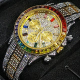 Rainbow Diamond Quartz Watch - Atlantic Shopping Mall