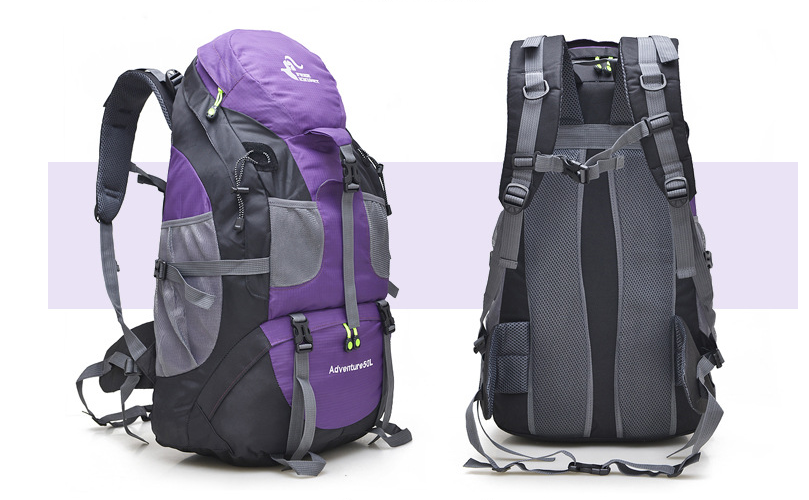 Foldable Outdoor Backpack 50L for Hiking and Travel