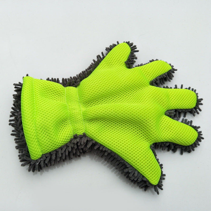 Chenille Double-sided Car Wash Gloves for Cleaning