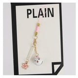 Handmade Japanese Rabbit Bell Phone Charm Accessory