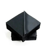 Wholesale Black Microfiber Lens Cleaning Cloths