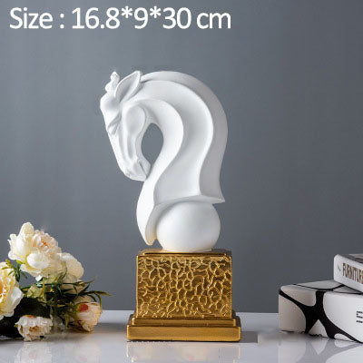 Creative Horse Head Home Decor for Living Room Display