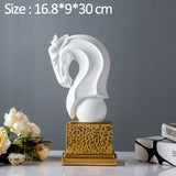 Creative Horse Head Home Decor for Living Room Display