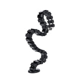 Vwindesk Vertebrae Cable Management Spine Kit | Height Adjustable Desk Quad Entry Wire Organizer Black