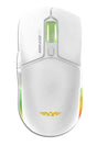 Armaggeddon Gaming Mouse Wired+2.4G+BT Recharge 600mAh MIRAGE-VI White