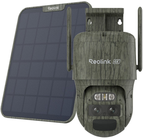Reolink BP4G Outdoor Battery Camera 4K Trackmix LTE (G770-C) (Camo) Bundle