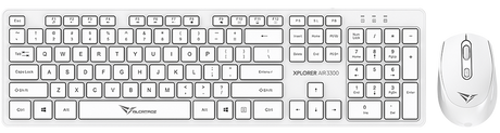 Alcatroz Keyboard & Mouse Wireless Xplorer AIR 3300 White