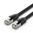 Vention NETWORK Cable CAT8 SFTP Braided 1.0m Black-Nickel IKOBF