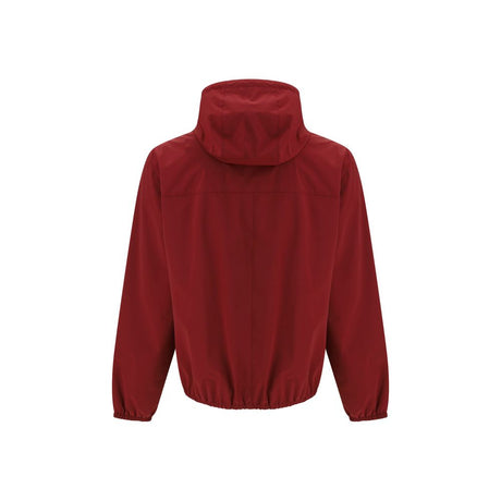 Brunello Cucinelli Bordeaux Polyamide Shell Jacket