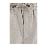 Brioni Gray Linen Casual Pants