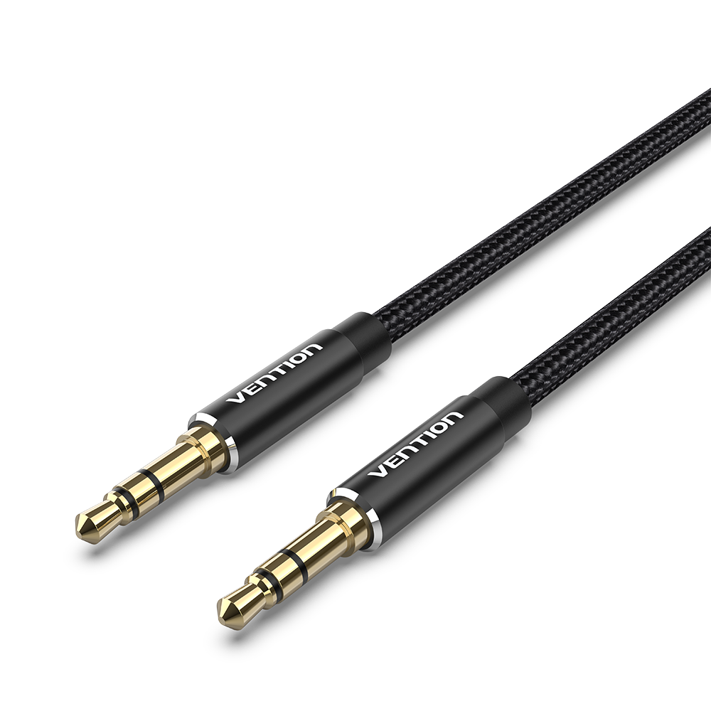 Vention AUDIO 3.5mm M-M Cable Braided Metal 5.0m BAWBJ