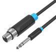 Vention AUDIO 6.3mm to XLR M-F Cable 5.0m BBEBJ