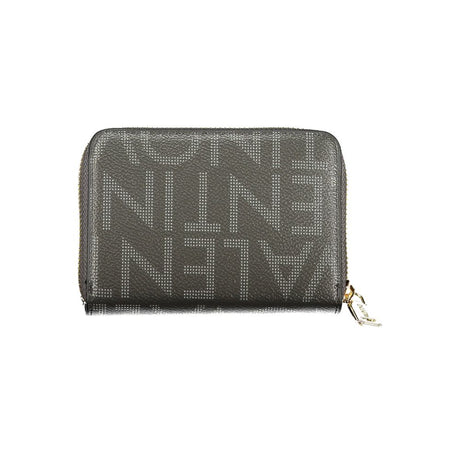 Mario Valentino Black Polyurethane Women's Wallet