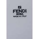 Fendi White Cotton T-Shirt