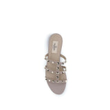 Valentino Garavani Beige Calf Leather Bos Taurus Sandals