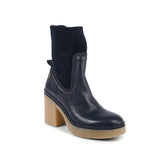 Tommy Hilfiger Blue Leather Ankle Boots
