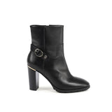 Tommy Hilfiger Black Leather Ankle Boots