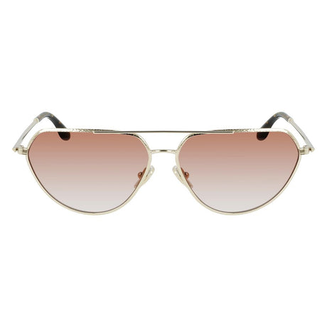 Victoria Beckham Gold Metal Sunglasses