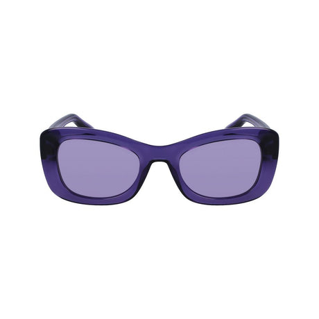 Victoria Beckham Gray Acetate Sunglasses