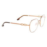 Victoria Beckham Brown Metal Glasses (Frames)