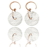 GC Bicolor Silver Earrings