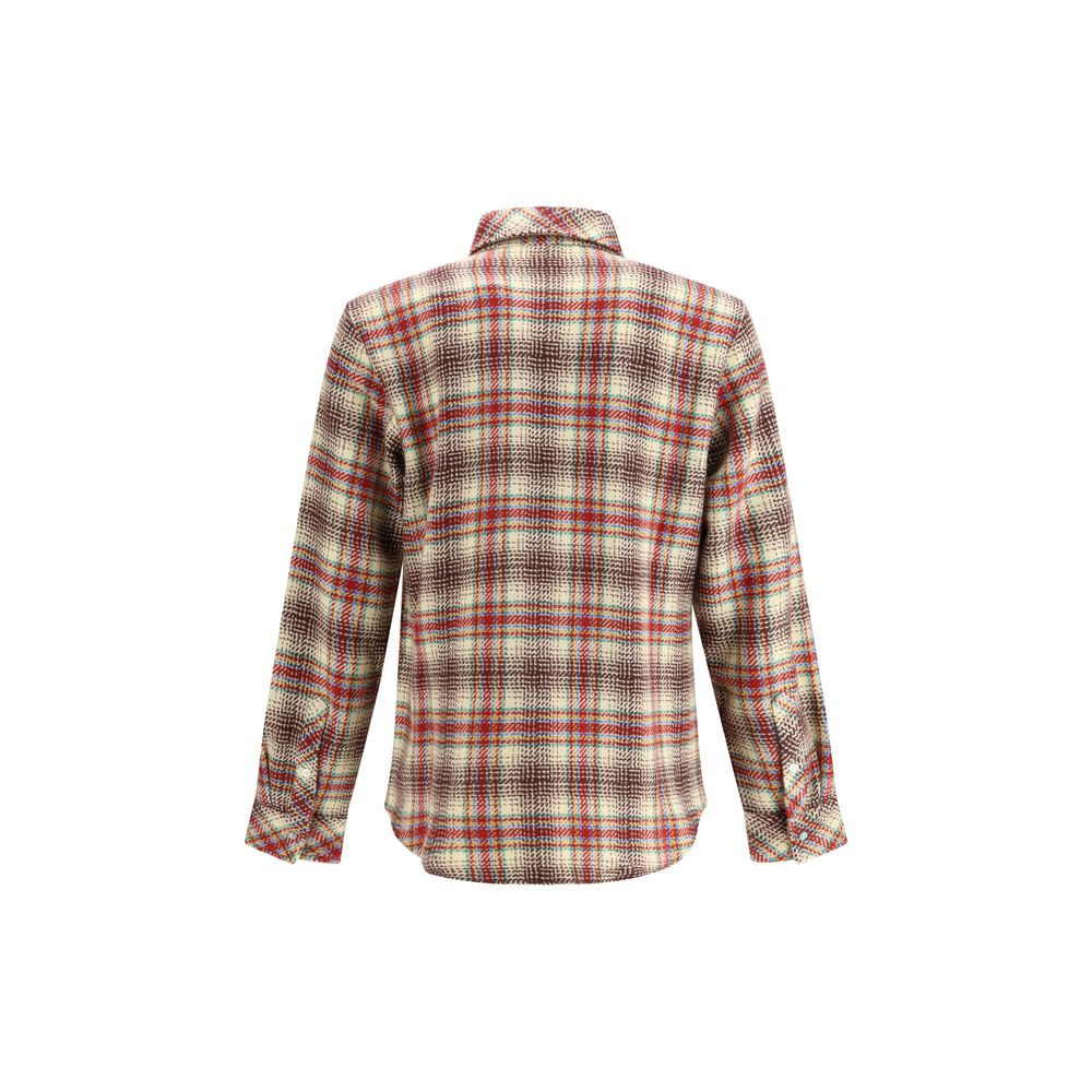 God's True Cashmere Multicolor Cashmere Pattern Shirt