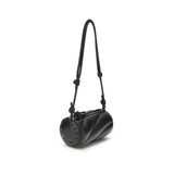 Fiorucci Black Lamb Ovis Aries Aries Shoulder Bag