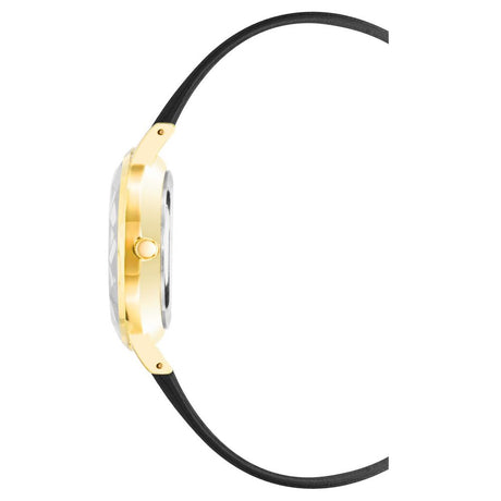 Juicy Couture Black Plastic Dress Watch