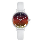 Juicy Couture White Plastic Dress Watch
