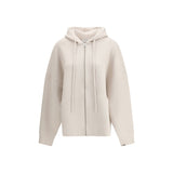 Extreme Cashmere White Cashmere Hoodie
